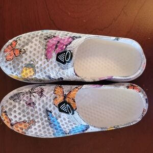 Colorful Butterfly Foam Shoes